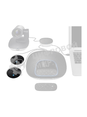 Микрофоны выносные проводные 2 шт. (989-000171) для Logitech ConferenceCam Group 