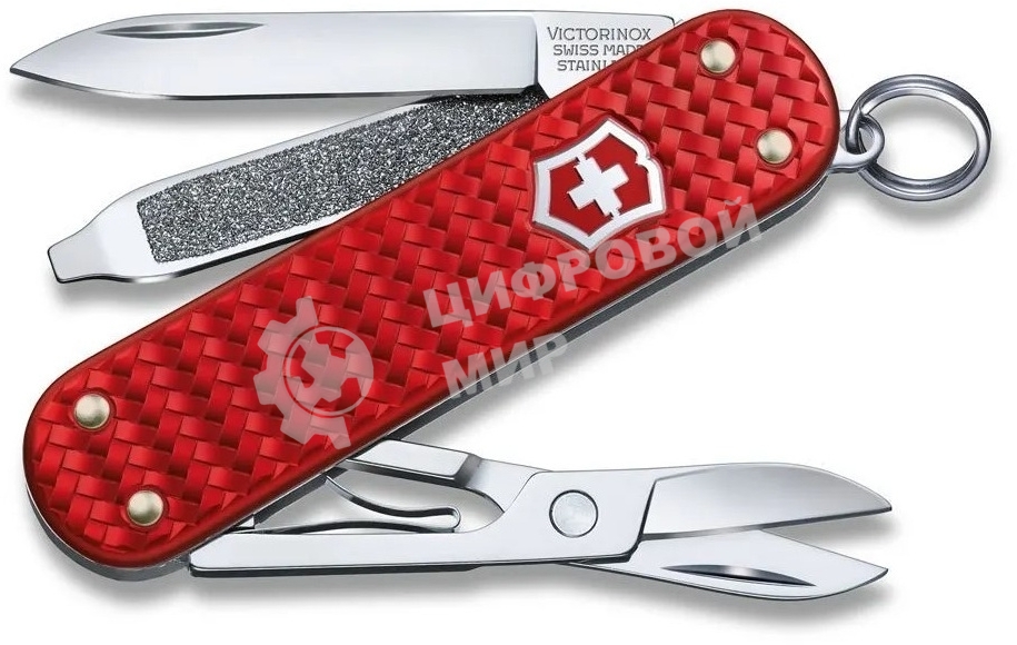 Нож-брелок Victorinox Classic SD Precious Alox, 58 мм, 5 функций, 