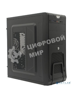 Компьютерный корпус Miditower ExeGate EX283216RUS CP-603UB-CP400 (ATX, БП CP400 с вент. 8см, 2*USB+2*USB 3.0, аудио, блокировка, черный)