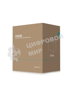 Компьютерный корпус Deepcool CG530 черный без БП ATX 2x120мм 2x140мм 2xUSB 2.0 1xUSB 3.0 audio bott PSU