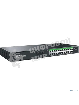 Коммутатор Netis 24PORT 10/1000M POE 2 SFP COMBO P124GC