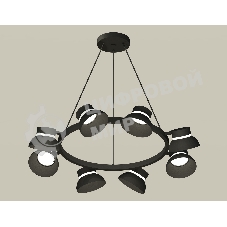 Светильник Ambrella light XB9198100/8 SBK/FR черный песок/белый матовый GX53 (C9198, N8141)