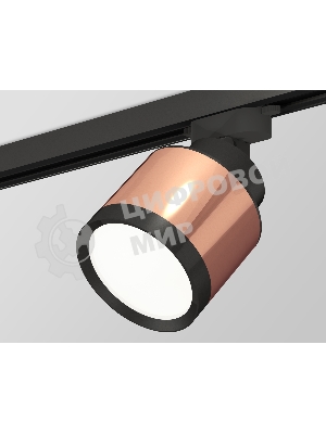 Светильник Ambrella light XT8122001 PPG/SBK/PBK золото розовое полированное/черный песок/черный полированный GX53