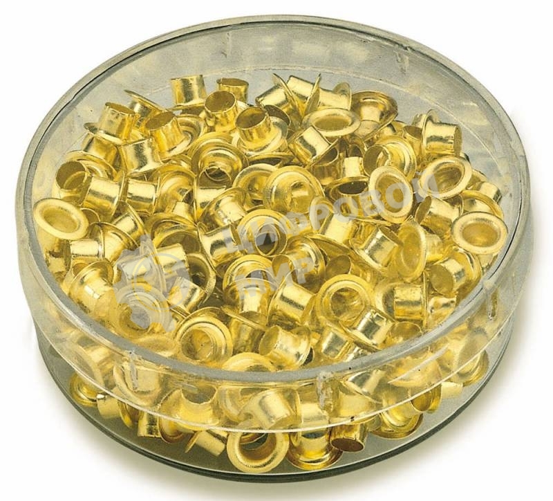 Люверс Kw-Trio 9707, до 30 листов, медный (упак:250шт)