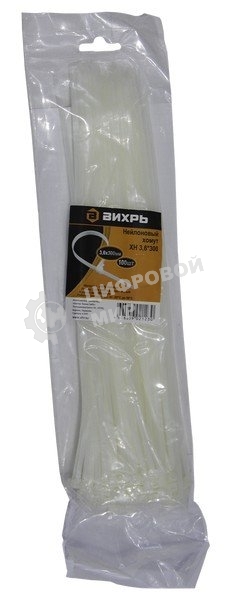 Хомут нейлоновый 3,6x300 Б (100 шт)