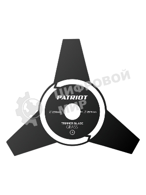 Нож PATRIOT TBS-3 Promo D=230x25.4мм 3лопасти Арт. 809115199