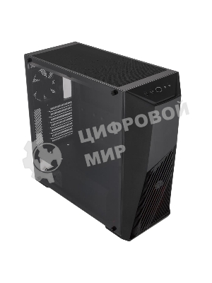 Компьютерный корпус  Cooler Master MasterBox K501L, 1xUSB3.0, 1xUSB2.0, 1x120 Fan,  1x120 Red Led Fan, w/o PSU, Black, ATX