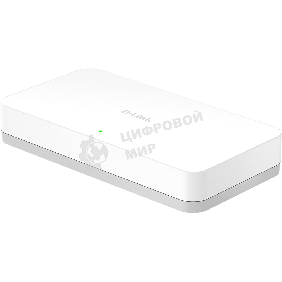 Коммутатор неуправляемый D-Link DGS-1008A/F1A с 8 портами 10/100/1000Base-T (465291)