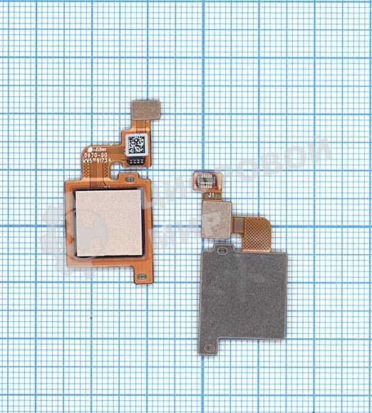 Шлейф со сканером отпечатка пальца для Xiaomi Mi 5x золотой