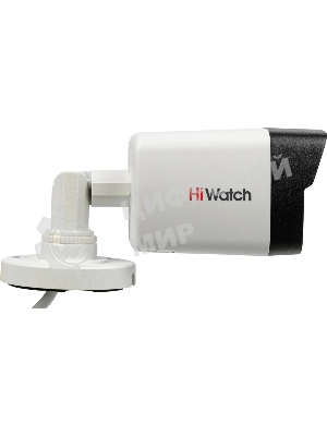 Камера HiWatch IP 2Мп уличная цилиндрическая, EXIR ИК 30м, 1/2.9 CMOS, 1920х1080@25к/с, объектив 2.8мм, угол 104, мех ИК-фильтр; 0.01Лк@F2.0, H.265/H.265+/H.264/H.264+/MJPEG ROI, коридорный режим, DWDR, 3D DNR, BLC, Smart ИК, обнаружение движения 2.0, IP67, -40...+60C, DC12В/PoE, 6.5Вт