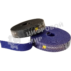 Хомут-липучка Lanmaster LAN-VCM5M-BL 5000x20 мм (упак: 1 шт) нейлон 6.6 внутри помещений синий