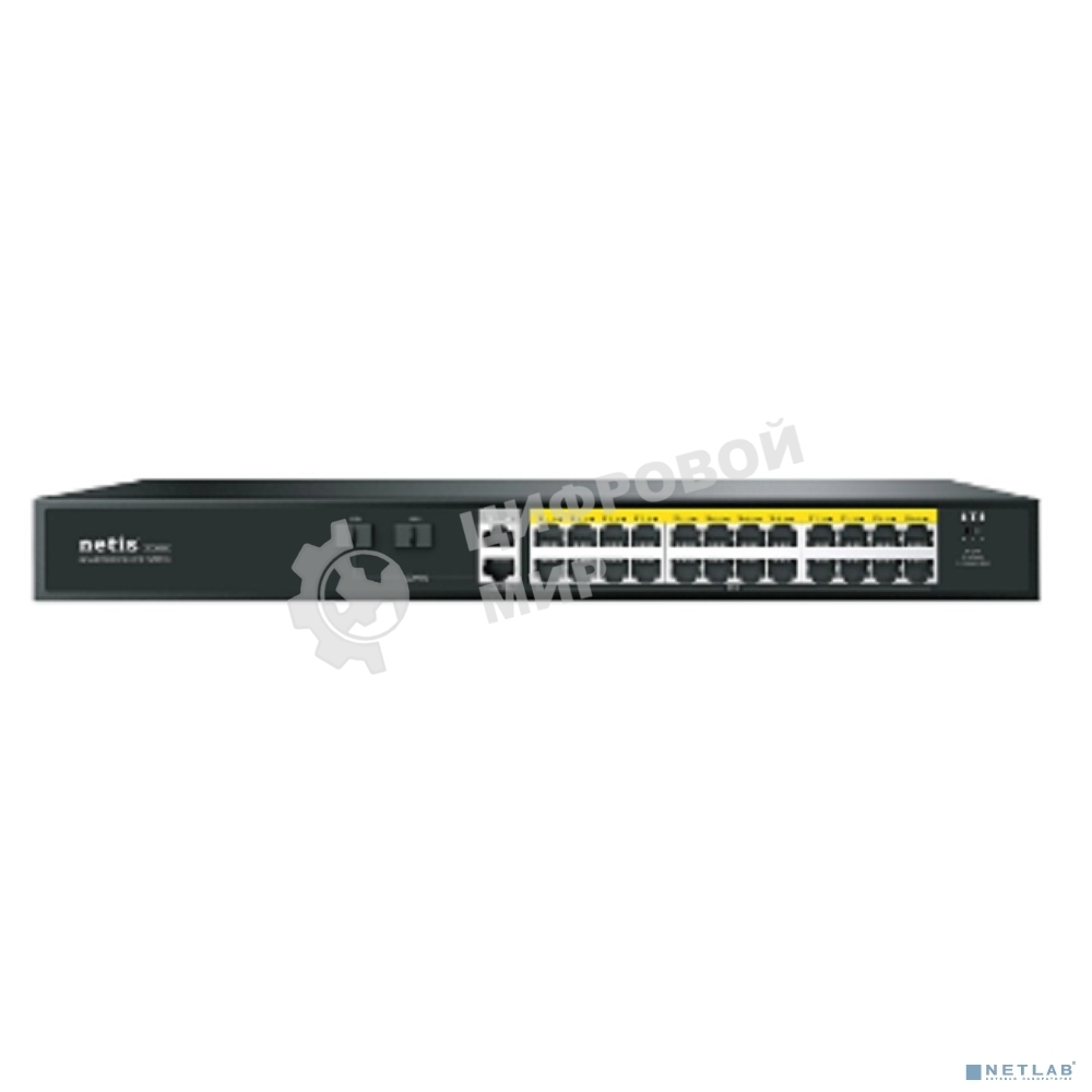 Коммутатор 24PORT 10/100M POE 4GE COMBO P124GH Netis
