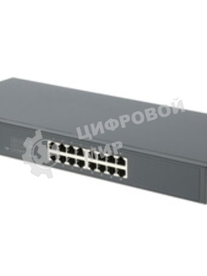 Коммутатор TP-Link SMB TL-SG1016 Коммутатор 16-port Gigabit Switch, 1U 19-inch rack-mountable steel case