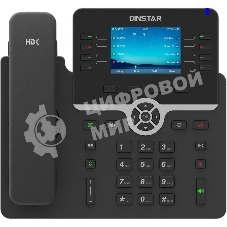 Телефон IP Dinstar C64GP черный