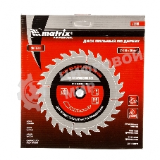 Пильный диск по дереву Matrix, 210x30мм, 36 зубьев Professional