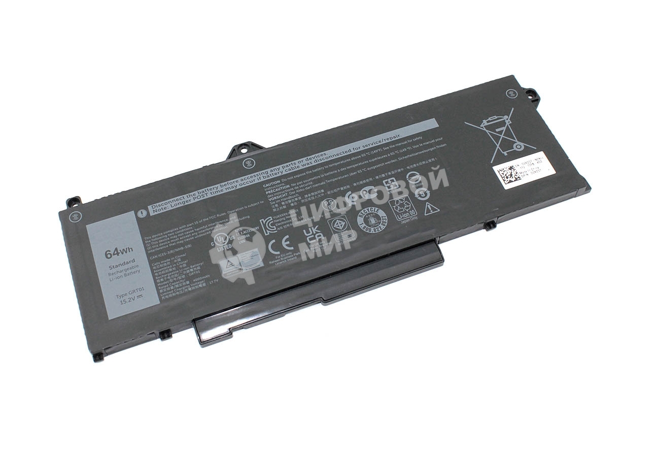 Аккумуляторная батарея для ноутбука Dell GRT01 15.2V 4210mAh