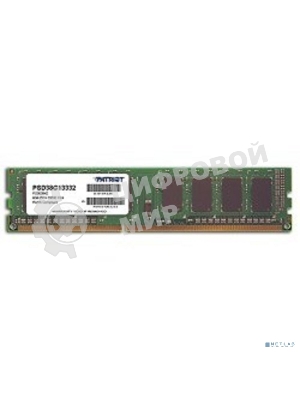 Оперативная память Patriot, DDR3, 8GB, (1x8 GB,), 1333 MHz, CL9, DIMM