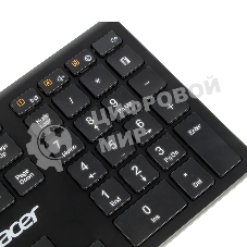 Клавиатура беспроводная Acer OKR020, USB, Радиоканал, черный