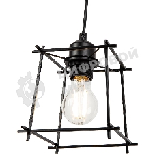 Светильник потолочный Hiper Подвес 1хЕ27х60Вт черный H046-0