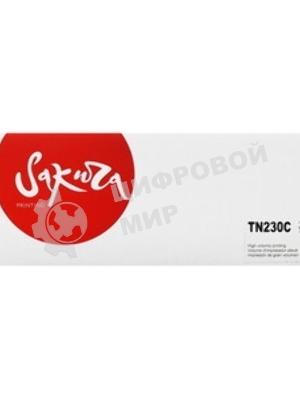 Картридж лазерный Sakura TN230C для Brother DCP-9010CN, HL-3040CN/3070CW, MFC-9120CN/9320CW, синий, 1400 к.