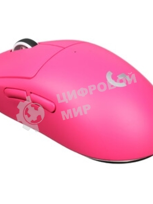 Мышь беспроводная Logitech G PRO X SUPERLIGHT розовый, 25600 dpi, радиоканал, USB, кнопки - 5