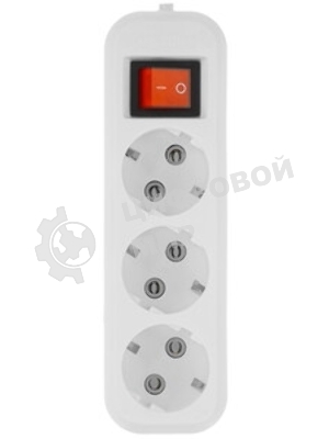 Удлинитель Smartbuy (SBE-16-3-02-ZS) 3 гнз х 2,0 м (16А/3.5 кВт, ПВС 3х1.0)