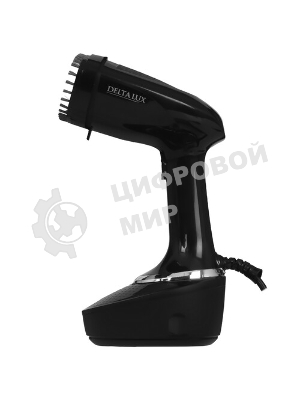 Отпариватель Delta LUX DE-3200P черный, 1500 Вт, 30 г/мин, 400 мл