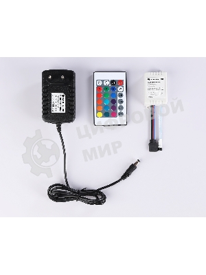 Комплект светодиодной ленты GS2401 5050 30Led/ 7.2W m/ 12V IP20 RGB/ 5000*10*1.87mm (4 конт.)