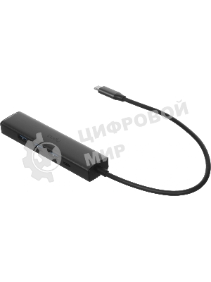 USB-концентратор CUDY UH605, USB Type-C, USB + RJ-45, USB Type-C