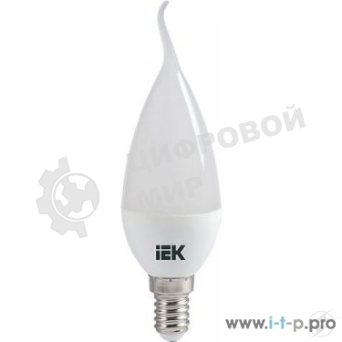 Лампа cветодиодная IEK LLE-CB35-7-230-30-E14 ECO CB35 свеча на ветру 7Вт 230В 3000К E14