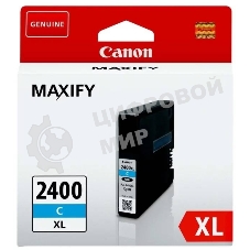 Картридж струйный Canon PGI-2400XL голубой, 1500 стр., для MAXIFY iB4040/МВ5040/МВ5340