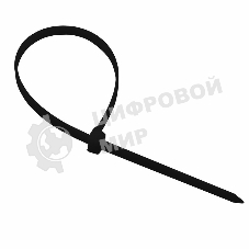 Хомут-стяжка кабельная нейлоновая Rexant 600 x7.6 мм, черная, упаковка 100 шт.