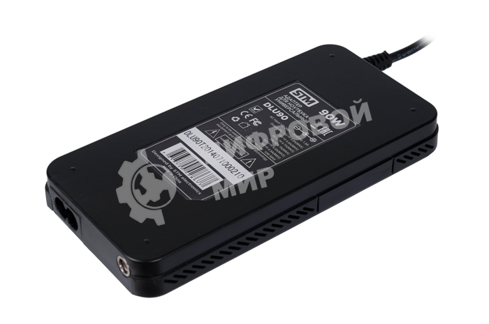Адаптер для ноутбуков STM Dual DLU90, 90W, EU AC power cord& Car Cigaratte Plug, USB(2.1A)
