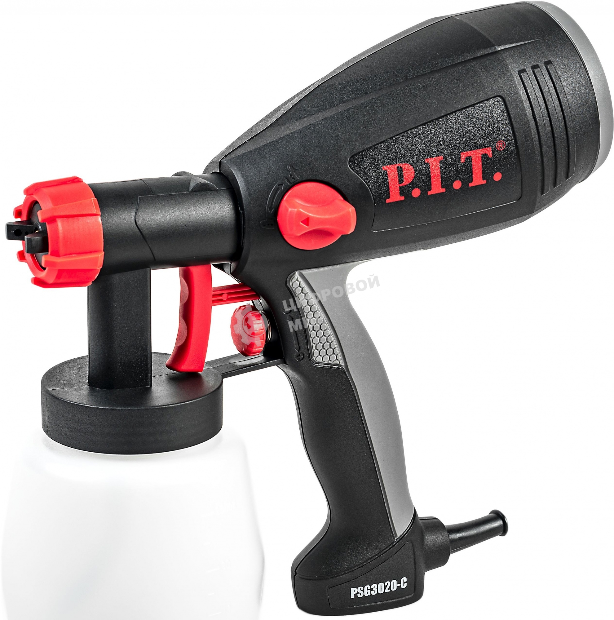 P.I.T Краскораспылитель PSG3020-C МАСТЕР (550Вт,700мл/мин,сопло 2,5 мм,бачок 800 мл,SDS разъем) PSG3020-C