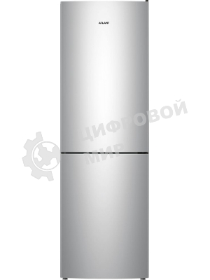 Холодильник Atlant XM-4621-181 серебристый двухкамерный 205/119л морозилка снизу