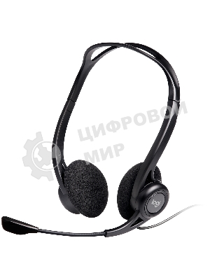 Гарнитура Logitech PC Headset 960 Stereo чёрный, проводная, USB