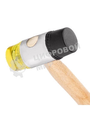 Молоток рихтовочный Sparta бойки 35 мм, комбинированная головка, деревянная ручка