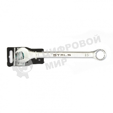 Ключ комбинированный, 20 мм, CrV, матовый хром Stels