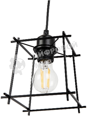 Светильник потолочный Hiper Подвес 1хЕ27х60Вт черный H046-0