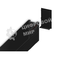 GL1058 BK черный заглушка для шинопровода Magnetic 220V 30.6*56*2 (2шт)