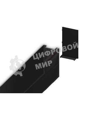 GL1058 BK черный заглушка для шинопровода Magnetic 220V 30.6*56*2 (2шт)