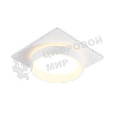 Светильник Ambrella light TN6709 WH белый IP44 GX53 max 15W 105*105*45