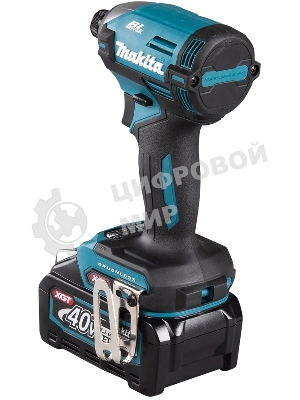 Шуруповерт Makita TD003GA201, 40 В, 2 Ач, 210 Нм, бесщеточный, ударный