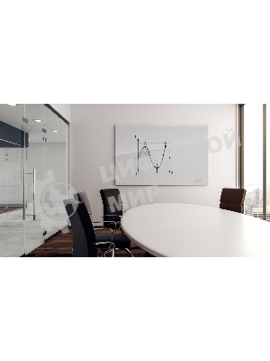 Демонстрационная доска Cactus CS-GbD-65x100-WT стекло стеклянная 65x100 см белый