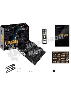Материнская плата ASUS TUF GAMING B550-PLUS, AM4, AMD B550, 4xDDR4, 6xSATA, 2xM.2, 1xPCIe 4.0 x16, 1xPCIe 3.0 x16, 3xPCIe x1, 1xHDMI, 1xDP, 1x 2.5Gb LAN, 4xUSB-A 3.2 Gen 1, 1xUSB-A 3.2 Gen 2, 2xUSB-A 2.0, 1xUSB-C 3.2 Gen 2, 5x3.5 мм, 7.1, ATX