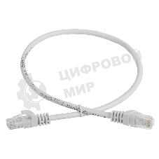 Шнур коммутационный Cat.5e UTP 3м серый GENERICA