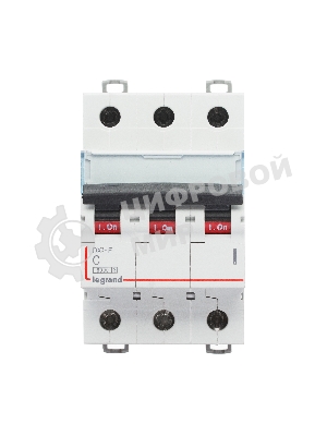 Выключатель автоматический модульный 3п C 10А 6кА DX3-E Leg 407289