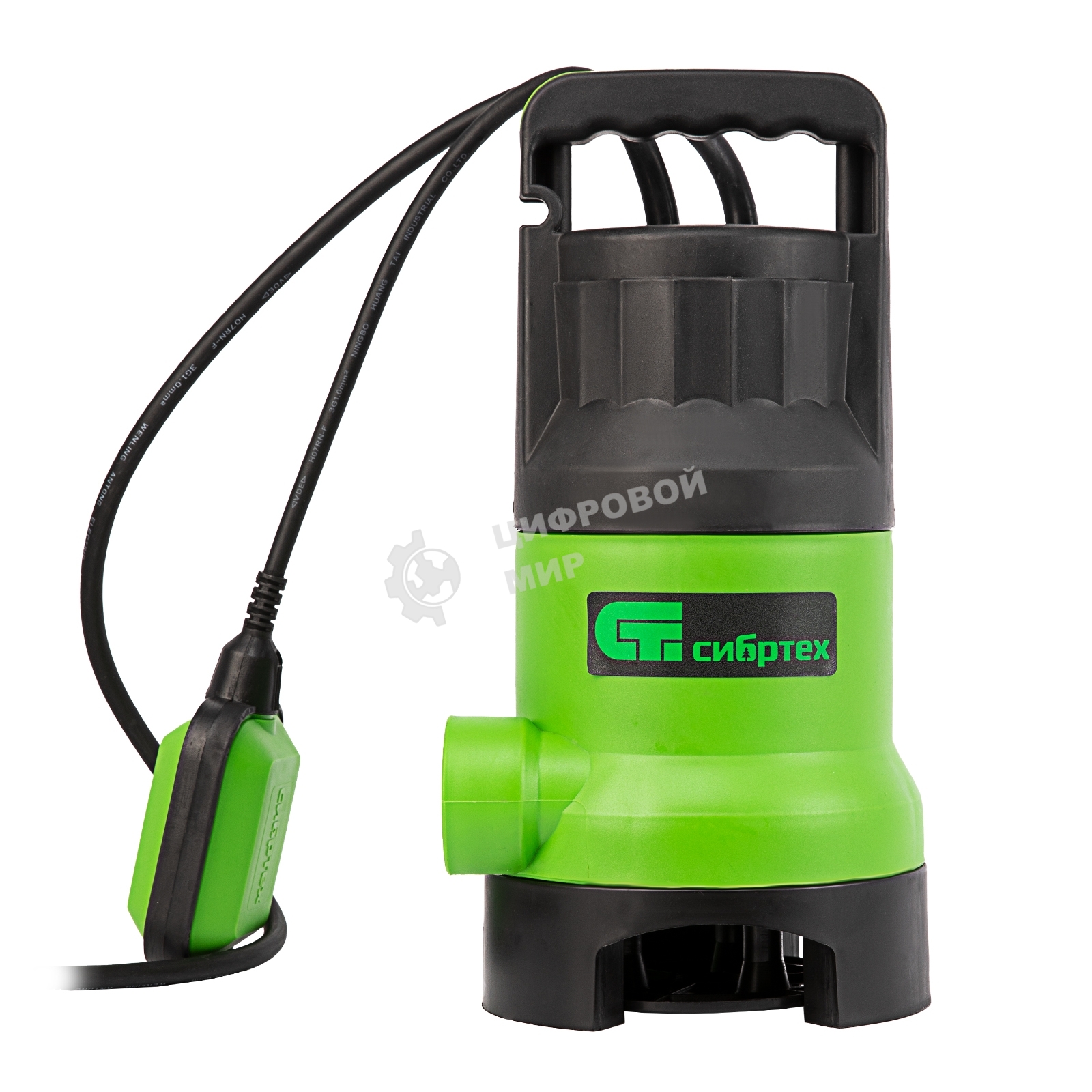 Дренажный насос Сибртех для грязной воды СДН800-35 800 Вт напор 9 м 13500 л/ч