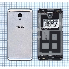 Задняя крышка для Meizu M6 серебристый