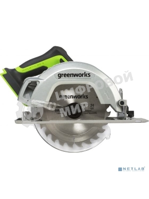 Циркулярная пила аккумуляторная GreenWorks GD24CS 24В, без АКБ и ЗУ (1500907)